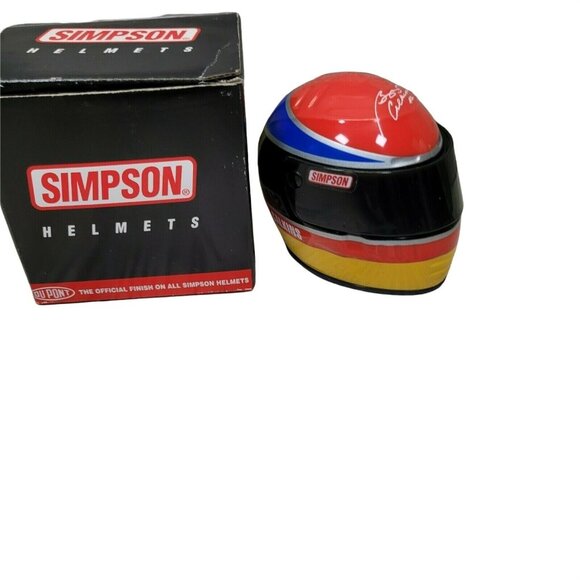 Buzz Calkins 412 Simpson Helmets Indy Racing League Collectible Mini Helmet - Picture 1 of 9